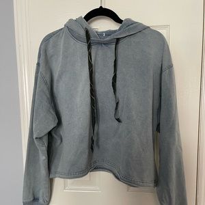 American Eagle Cropped Pullover Hoodie